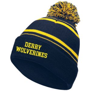 Wolverines Pom-Pom Beanie