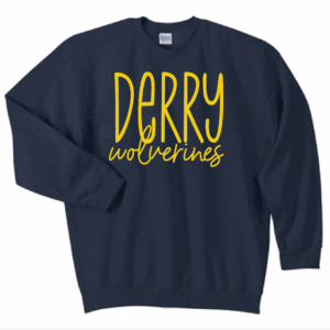 DERRY WOLVERINES CREWNECK