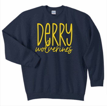 DERRY WOLVERINES CREWNECK